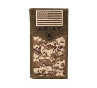 ARIAT Patriot Digital Camo Rodeo Wallet Portafoglio, Marrone, Taglia Unica Uomo