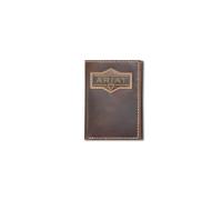 ARIAT Portafoglio a tre ante in pelle Crazy Horse Patch Uomo