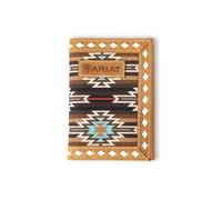 ARIAT Portafoglio in pizzo a tre ante Southwest Diamond, marrone