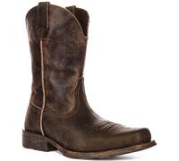 Ariat Rambler a-Square Punta Western Antico Caviglia Uomo Stivale IN Grigio