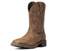 ARIAT Stivale Western Hybrid Patriot Impermeabile, Uomo, Marrone Invecchiato, 47 EU
