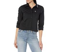 Ariat Team Kirby Stretch Shirt Camicia, Nero, S Donna
