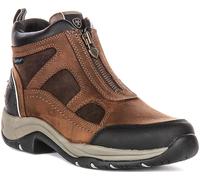 Ariat Terrain Zip H2O Oliato Pieno Fiore Donna Stivale IN Marrone EU 36-42