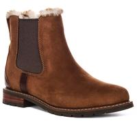 Ariat Wexford Sherpa Caldo Foderato Chelsea Donna Stivale IN Marrone UK 3 - 8