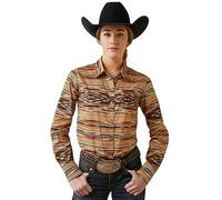 ARIAT Wms WR Kirby LS Shrt Sunset Saltillo Camicia, M Donna