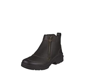 Ariat Women's Barnyard Side Zip Barn Boot, Dark Brown, 8 M US
