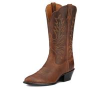 Stivali western da donna in pelle Ariat Heritage R Toe Marron 41/B