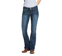 ARIAT Women's R.e.a.l. Mid Rise Arrow Fit Stretch Shayla Boot Cut Jean