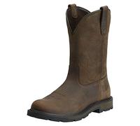ARIAT Work Boot, Groundbreaker-Stivali da Lavoro con Punta Arrotondata, da Uomo, Polpaccio Largo, Marrone, 44.5 EU