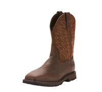 Ariat Work Men's Groundbreaker H2O Steel Toe Western Boot, Dark Brown-4, 8 2E US