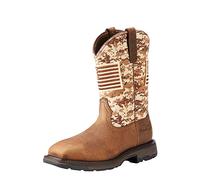 Ariat Work Men's Workhog Patriot Construction Boot, Earth/Sand Camo Print, 12 D US