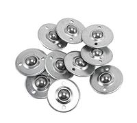 Aribrnten 10Pcs -16B 5/8-Inch cuscinetto in acciaio Roller Ball Flangia Trasportatore Trasportatore Unità di Trasferimento