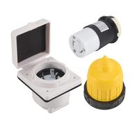Aribrnten Kit di Alimentazione Bolo di Uscita Ingresso Corrente RV 30 A con Protezione di Avvio 125 V NEMA L5-30P L5-30R Connettore