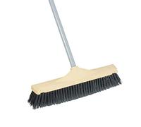 Aricasa Home Prodcuts - cod. 322/C - Spazzolone Industriale Espanso Rinforzato cm. 45 con Manico - Fibra Dura Alta