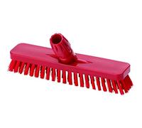 Aricasa Hygiene Products - cod. 1016RM - Spazzolone Pavimento con Ghiera cm. 30 per Uso Alimentare - Rosso - Fibra Media