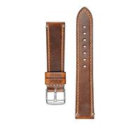 ARICCI MAMA'S PEARL Cinturino vintage 18mm 20mm 22mm 24mm Germania Crazy Horse cinturino for orologio in pelle cinturino for orologio stile retrò a sella(Gold Brown,22mm)