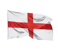 Aricona Bandiera Inghilterra 90x150cm - inglese - resistente alle intemperie con occhielli in ottone - 100% poliestere - cuciture doppie robuste e colori vivaci - ideale per gli amanti delle bandiere