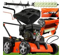 Arieggiatore scarificatore a scoppio 196cc 3,8 kw rulli intercambiabili