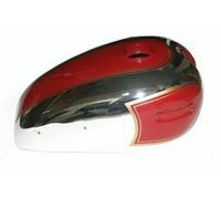 Ariel 350cc Benzina Gas Serbatoio Carburante Rosso Cromo +Tappo