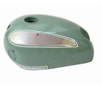 Ariel 4g Square Four 1000cc Serbatoio Carburante Verde Verniciato Cromato