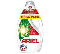 Ariel Detersivo Liquido, 44 Lavaggi, +Smacchiatore Ultra
