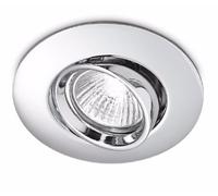 Ariel faretti gu10 led da incasso controsoffitto tondo led orientabile nickel