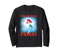 Ariel Little Mermaid When Is Finally Friday Maglia a Manica