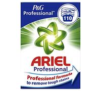 Ariel Professional 4084500911505 Detersivo Polvere per Bianchi e Colorati, 110 Lavaggi, 7 Kg