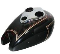 Ariel Quadrato Quattro 4 Rosso Cacciatore Nero D' Oro Righe Carburante Tank Con