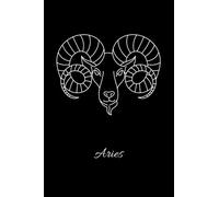Aries: 6”X9” Journal/ Notebook/ Diary. 150 pages. College ruled paper. Includes cover page. Matte-finish on exterior cover.