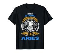 Aries Astrology Zodiac Horoscope March April Birthday Maglietta
