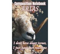 Aries Composition Notebook: Aries Inspired Journal | 120 Wide Ruled Pages | Celestial Notebook for Writing, Notes & School