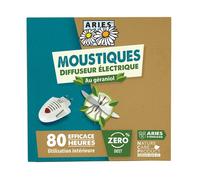 Aries Diffusore elettrico repellente per zanzare + ricarica 10 pastiglie 1 unità - Diffusore