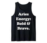 Aries Energy Bold And Brave Horoscope Funny Saying Canotta