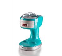 Ariete 76 Ice Crusher Party Time, Macchina per tritare il ghiaccio, 30 W, Cestello tritaghiaccio removibile, Lame in acciaio inox, Celeste
