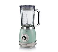 Ariete 583, Frullatore Vintage con tazza in vetro da 1,5 Litri, 4 Lame in Acciaio Inox, 4 Velocità + Pulse,1000 Watt, Verde