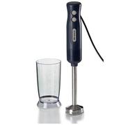 Ariete 601 Frullatore a Immersione Breakfast, Frullatore a immersione, 700 W, 2 velocità, Lama in acciaio inox, Gamba removibile, Bicchiere trasparente, Dark & Sahara Grey