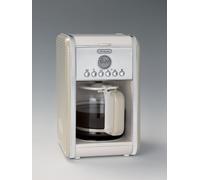 Ariete 1342 Macchina per Caffè Americano - 12 tazze - Caraffa in vetro temperato - Programmazione fino a 24 ore - Autospegnimento - 2000 Watt - Beige