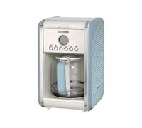 Ariete 1342 Macchina per Caffè Americano - 12 tazze - Caraffa in vetro temperato - Programmazione fino a 24 ore - Autospegnimento - 2000 Watt - Celeste