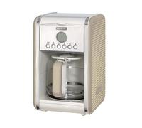 Ariete 1342 Macchina per Caffè Americano - 12 tazze - Caraffa in vetro temperato - Programmazione fino a 24 ore - Autospegnimento - 2000 Watt - Beige