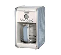 Ariete 1342 Macchina per Caffè Americano - 12 tazze - Caraffa in vetro temperato - Programmazione fino a 24 ore - Autospegnimento - 2000 Watt - Celeste