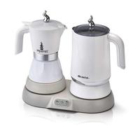 Ariete 1344 Breakfast Station - Moka elettrica - Bollitore - Montalatte a caldo e freddo - 5 funzioni - mantenimento caffè caldo - 500 Watt - Bianco
