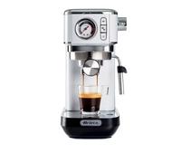 Ariete 1381 Macchina da caffè con manometro, compatibile con caffè in polvere e cialde ESE, 1300 W, Capacità 1,1 L, 15 bar di pressione, Filtro ½ tazze, Dispositivo Cappuccino, Bianco