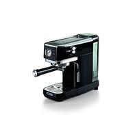Ariete 1381 Macchina da caffè con manometro, compatibile con caffè in polvere e cialde ESE, 1300 W, Capacità 1,1 L, 15 bar di pressione, Filtro ½ tazze, Dispositivo Cappuccino, Nero