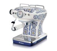 Ariete Capri Macchina Caffè Cialde e Caffè Macinato in Polvere Espresso Manuale con Erogatore di Vapore 1 o 2 Tazze - 00M13891CAR0