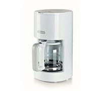 Ariete 1394 Macchina Caffè Filtro Breakfast, Macchina per caffè americano, Capacità 12 tazze, Finestra livello acqua, Indicatore luminoso di accensione, Filtro e portafiltro lavabili, White & Aegean