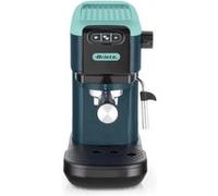 Ariete 1399 Macchina da caffè espresso Light Aquamarine, Per polvere e cialde ESE, 1300 W, Capacità 1,1L, 15 bar di pressione, Filtro 1, 2 tazze e cialda ESE, Cappuccino, Verde