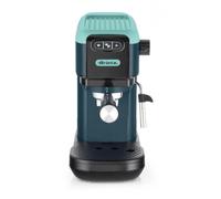 Ariete 1399 Macchina da caffè espresso Light Aquamarine, Per polvere e cialde ESE, 1300 W, Capacità 1,1L, 15 bar di pressione, Filtro 1, 2 tazze e cialda ESE, Cappuccino, Verde