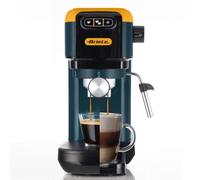 Ariete 1399 Macchina da caffè espresso Mango Yellow, Per polvere e cialde ESE, 1300 W, Capacità 1,1L, 15 bar di pressione, Filtro 1, 2 tazze e cialda ESE, Cappuccino, Giallo