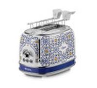 Ariete 155 Tostapane Capri, 810W, 2 fette, 6 livelli di doratura, Vassoio raccogli briciole, Funzione defrost, Espulsione automatica